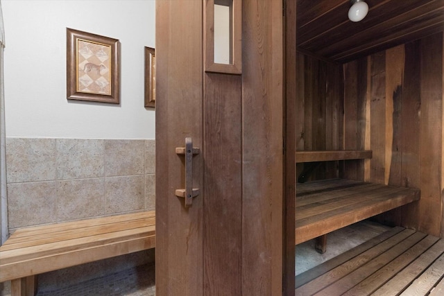 view of sauna / steam room