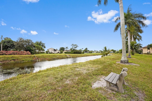 property view of water