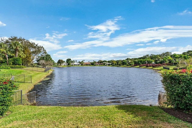 property view of water