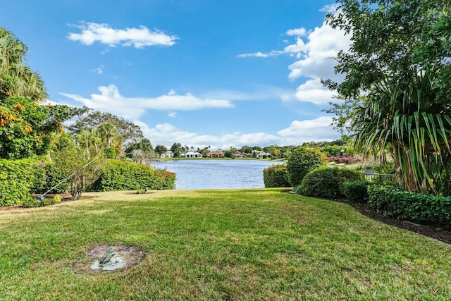 view of water feature