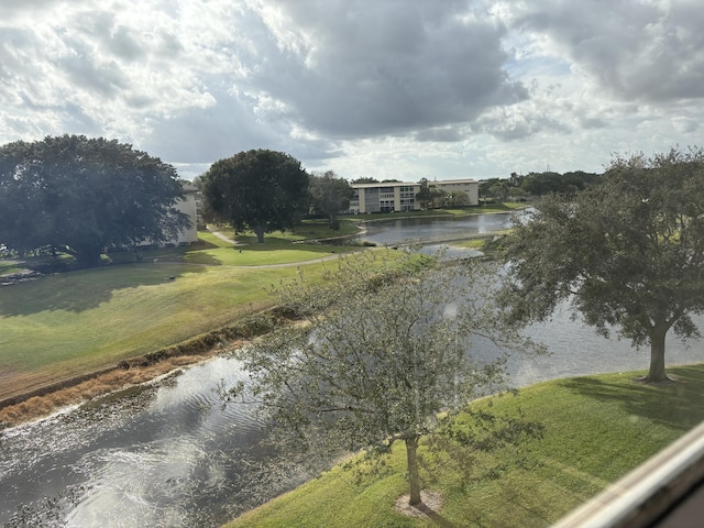 view of water feature