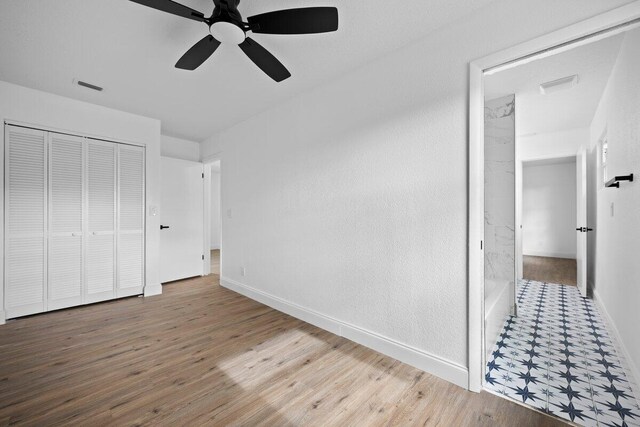 bathroom featuring vanity and wood-type flooring