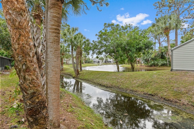 view of water feature