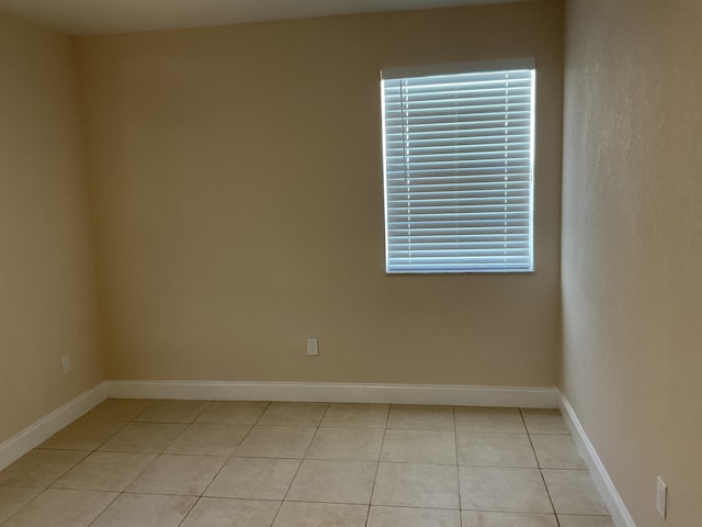 view of tiled empty room