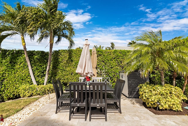 view of patio