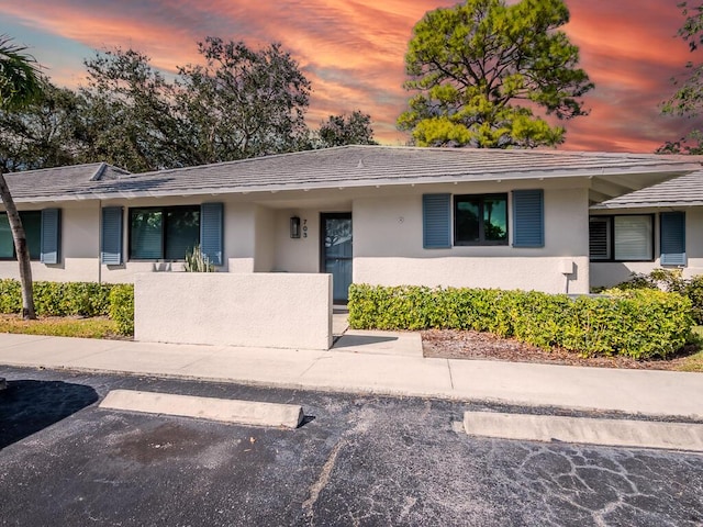 view of ranch-style home