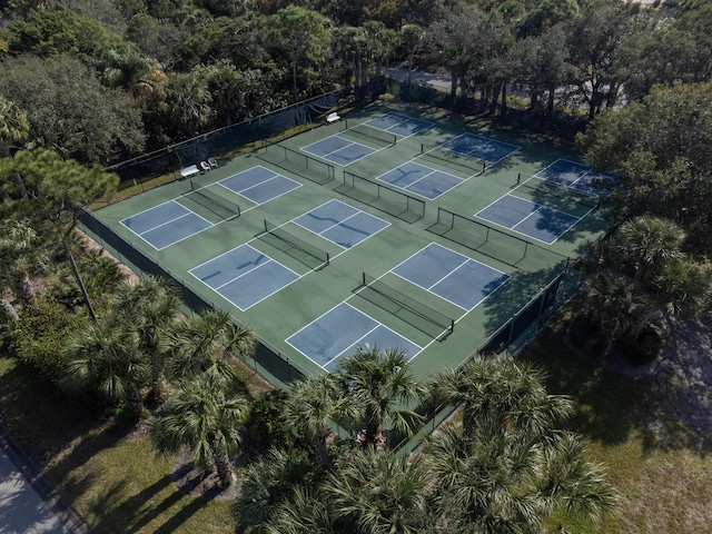 view of tennis court