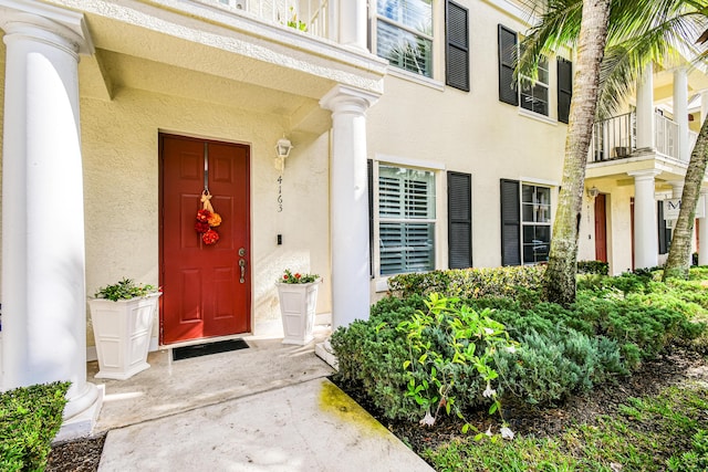 view of property entrance