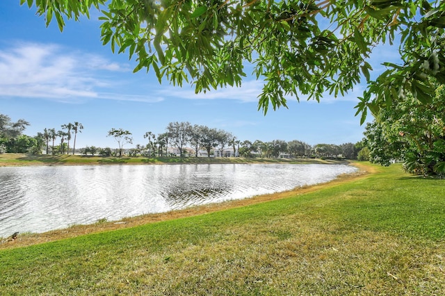 view of water feature