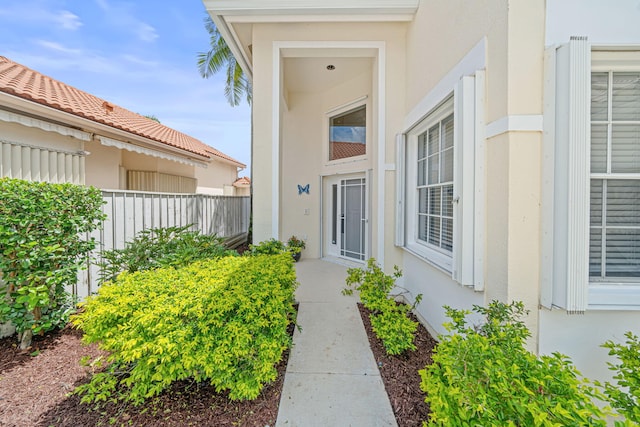 view of property entrance