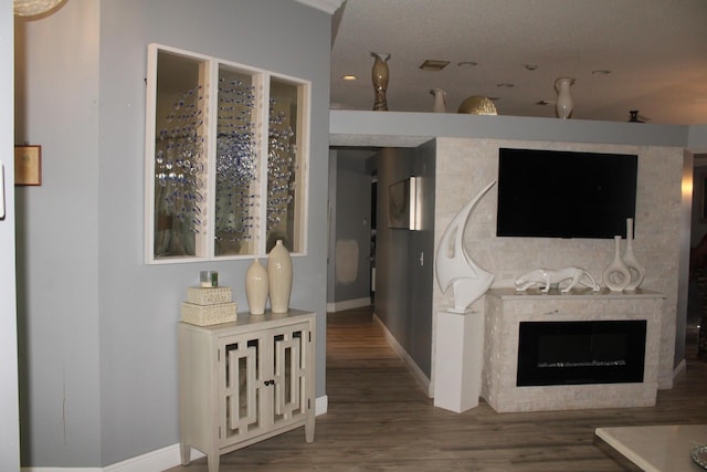 interior space featuring hardwood / wood-style floors