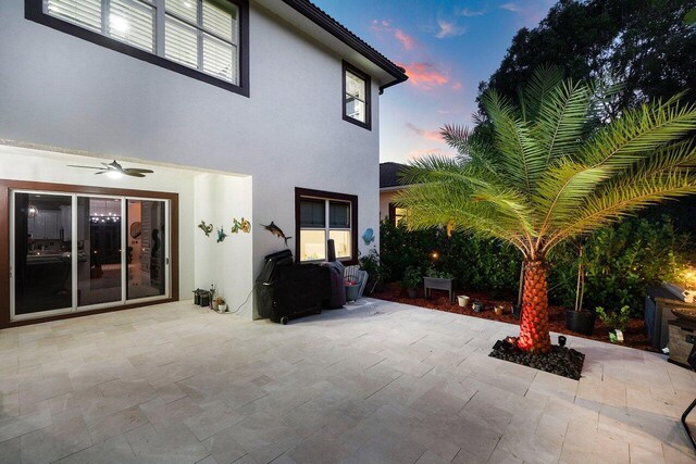 view of exterior entry with french doors