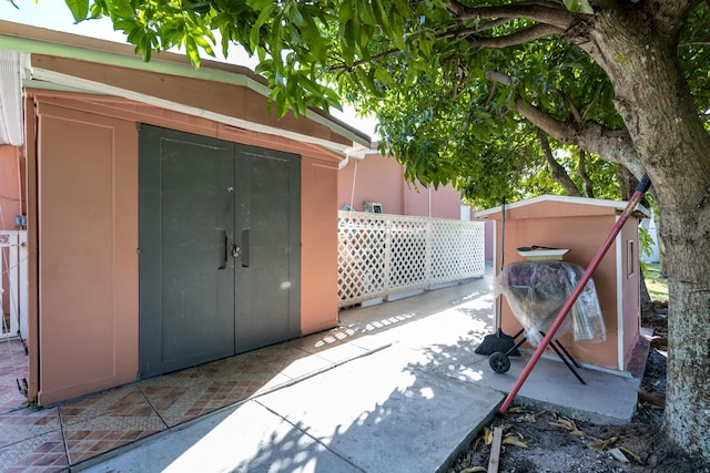 view of outbuilding