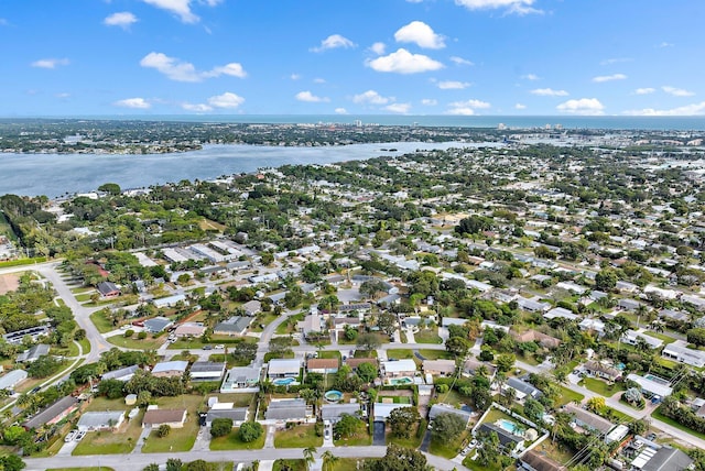 513 E Whitney Dr, Jupiter, FL 33458 - aerial overview of property's location featuring a nearby body of water