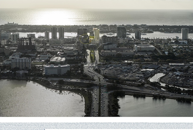 detailed view of a view of city