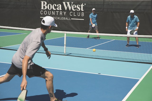 view of tennis court