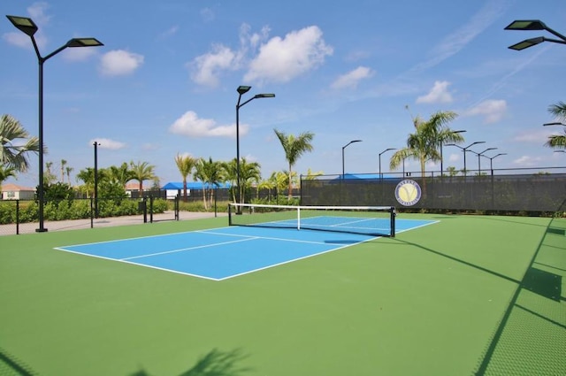 view of sport court with basketball court