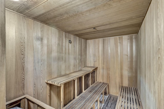 view of sauna / steam room