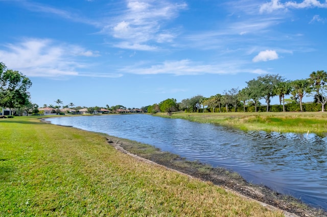 property view of water