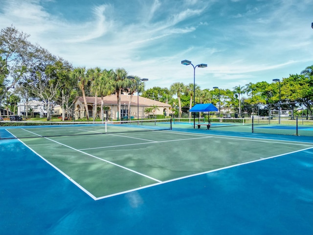 view of sport court