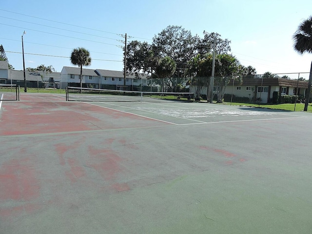 view of sport court