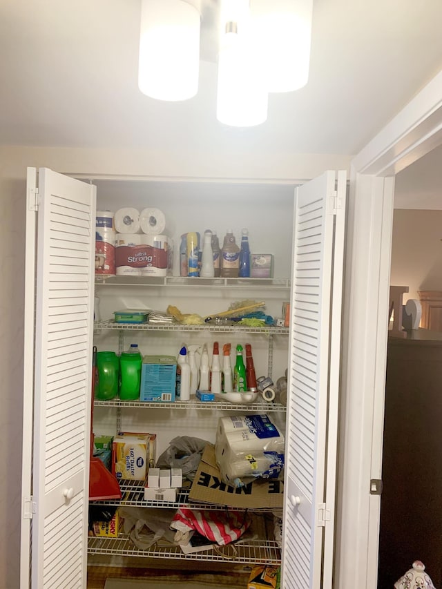 view of closet