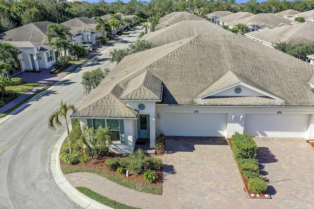 birds eye view of property featuring a residential view