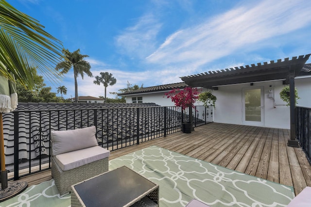 exterior space with an outdoor living space and a balcony