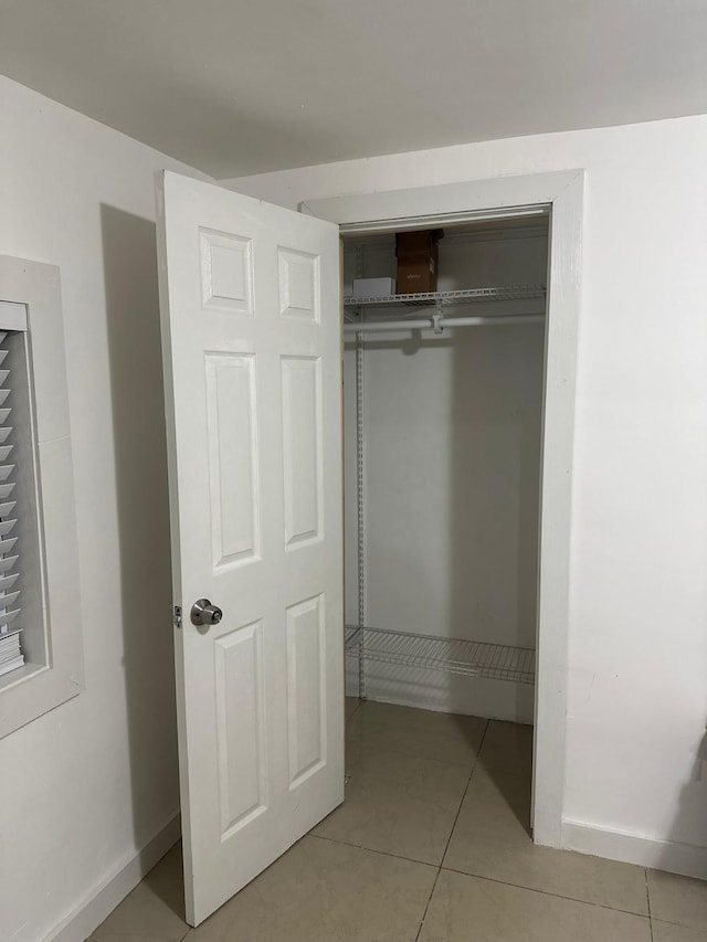 view of closet