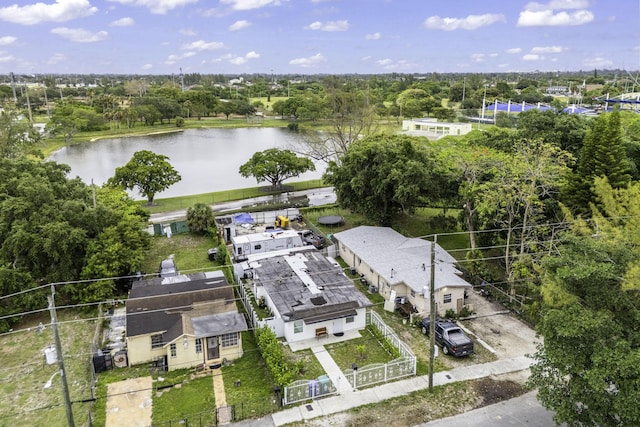 2365 NW 68th St, Miami, FL 33147 - drone / aerial view of a nearby body of water and a tree filled landscape