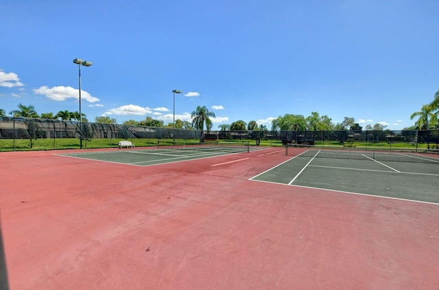 view of sport court featuring basketball court