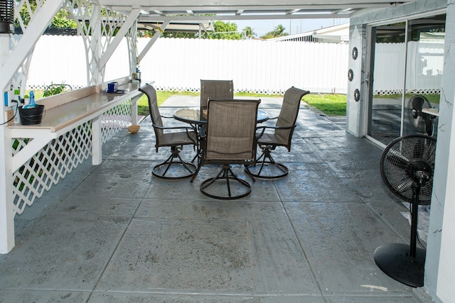 view of patio