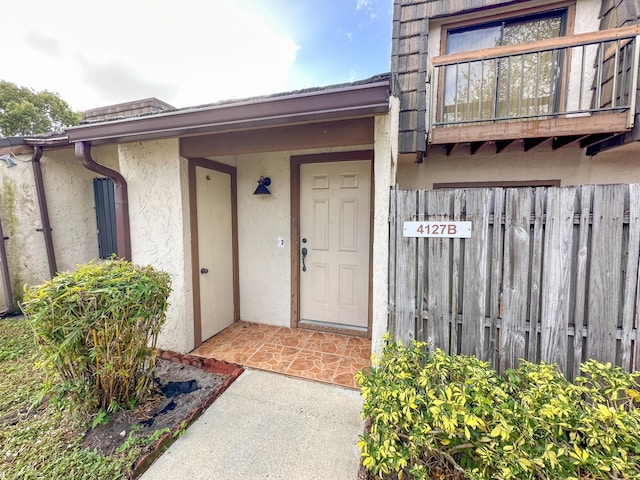 view of entrance to property