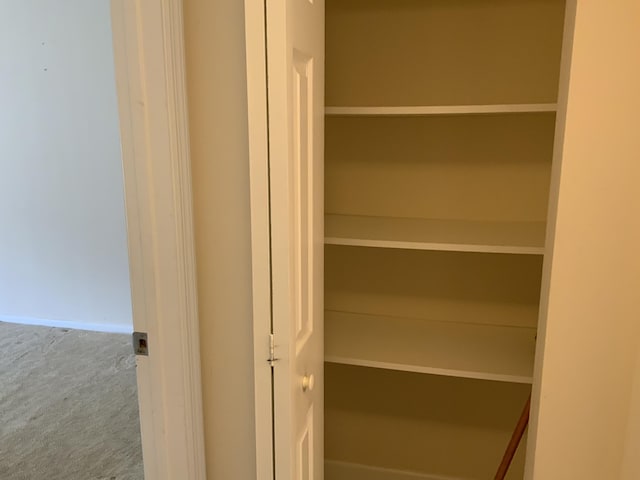 view of closet