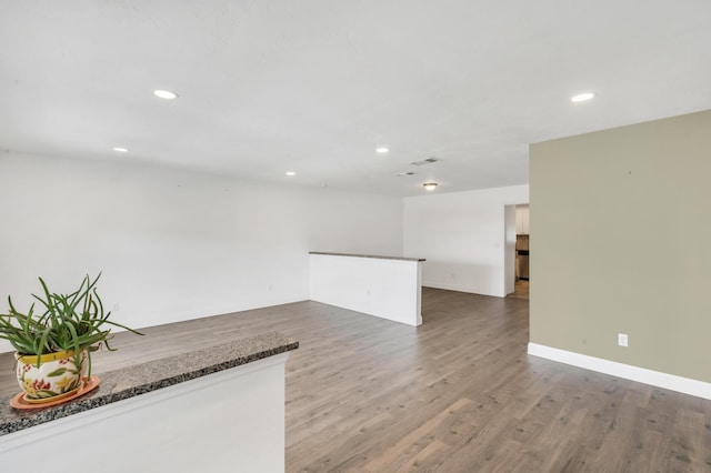 interior space featuring hardwood / wood-style floors