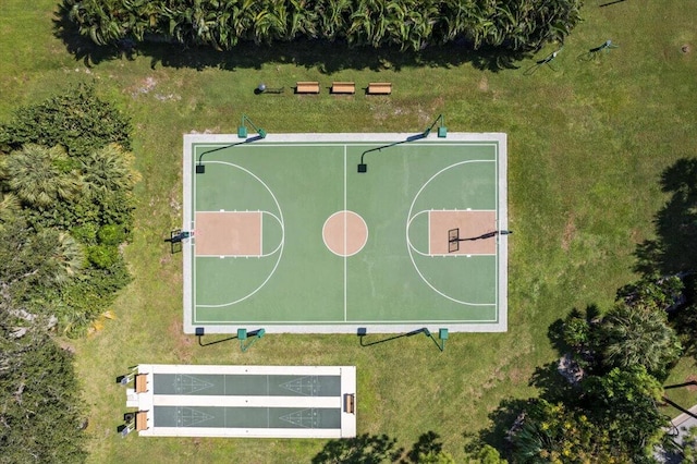 view of sport court