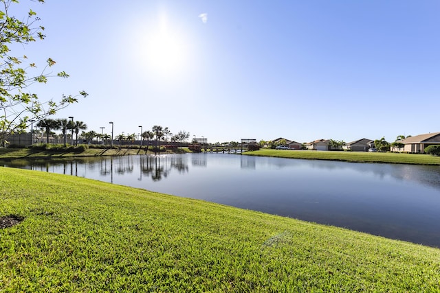 property view of water