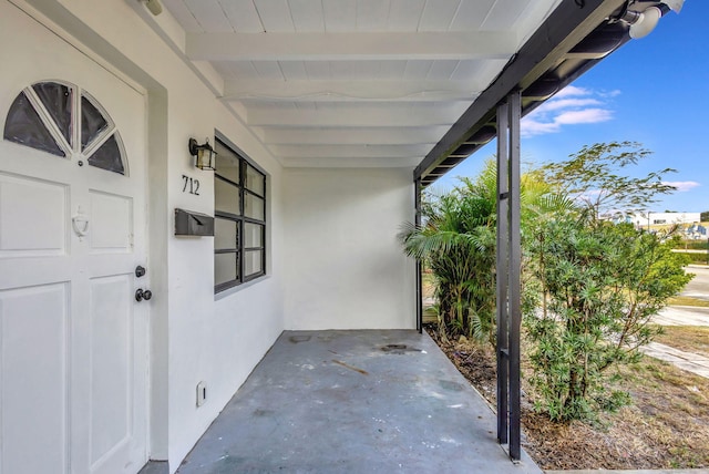 view of entrance to property