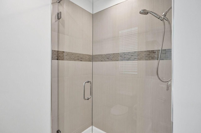 bathroom with walk in shower