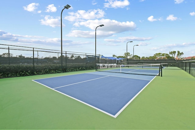 view of sport court featuring basketball court