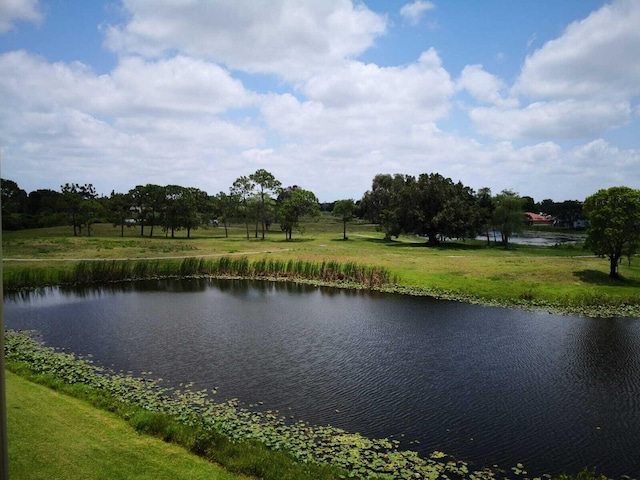 view of water feature