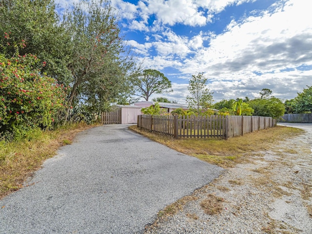 exterior space featuring fence private yard