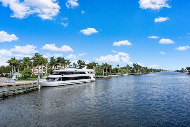 property view of water