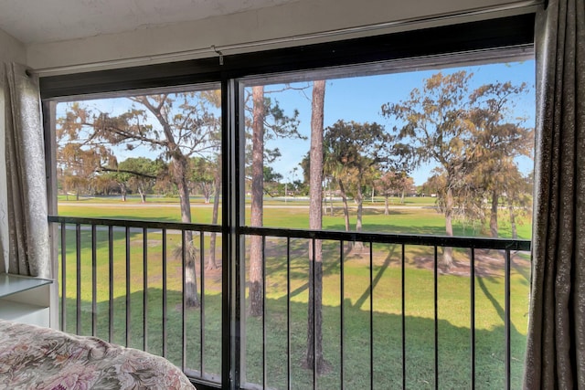 unfurnished sunroom featuring a wealth of natural light