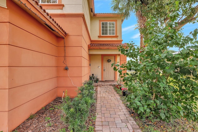 view of entrance to property