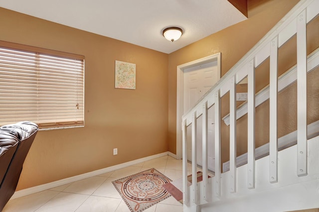 view of tiled entryway