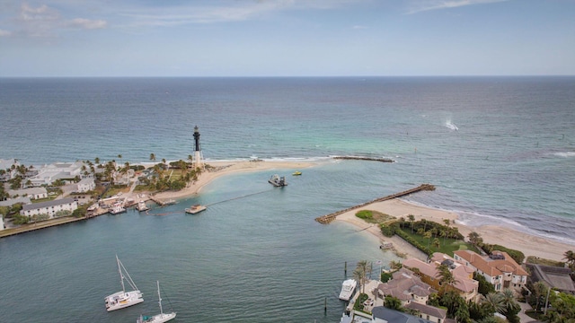 water view with a beach view