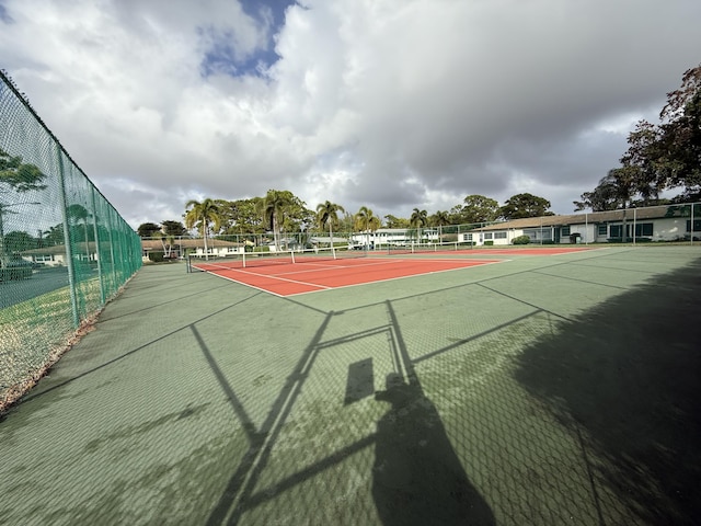 view of sport court