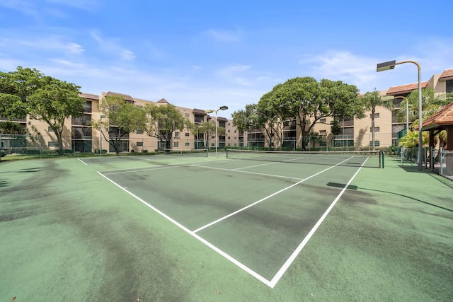 view of sport court