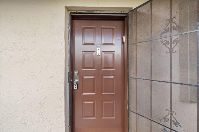 view of entrance to property